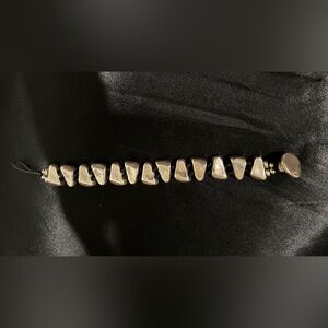 Uno de 50 Geometric Silver Bracelet | Modern Artisan Designer Jewelry